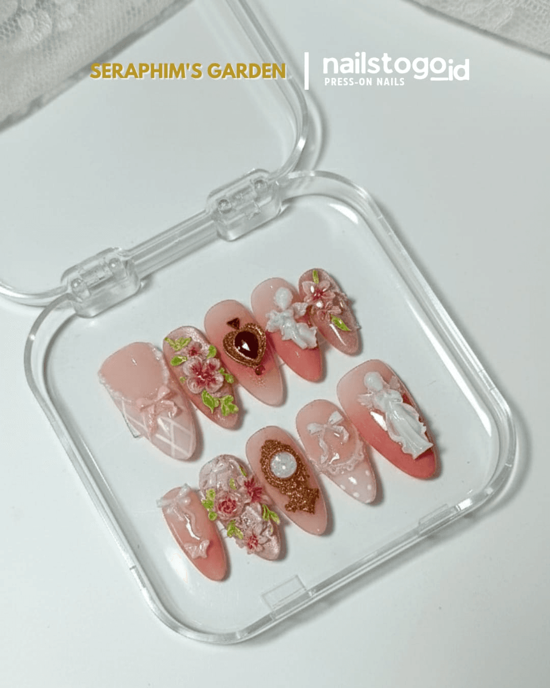 Nail art Seraphim Garden
