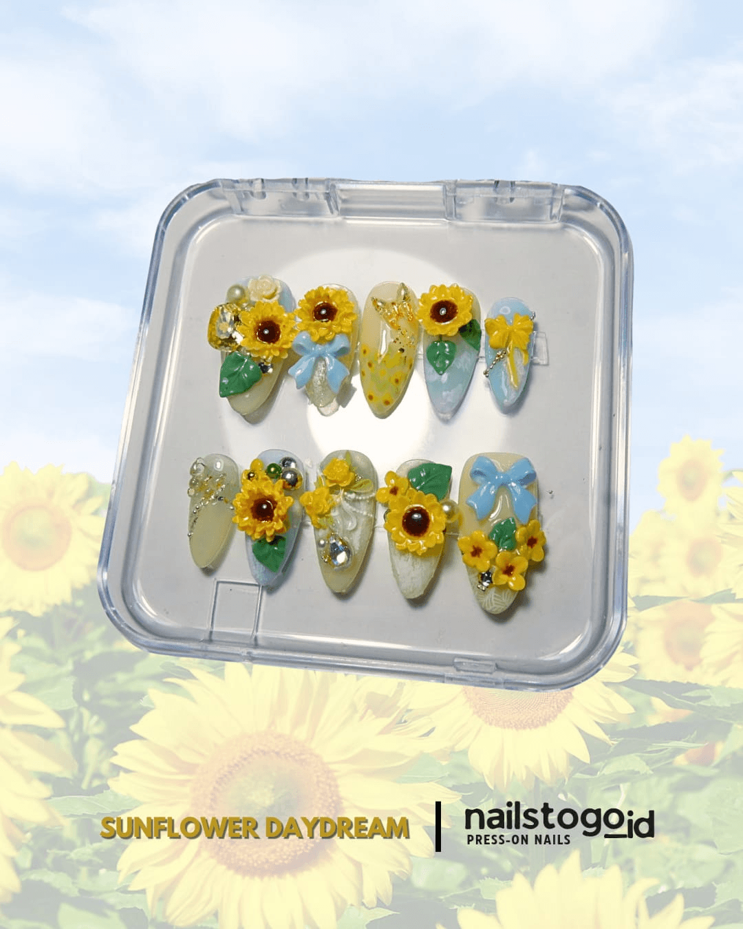 Nail art Sunflower Daydream